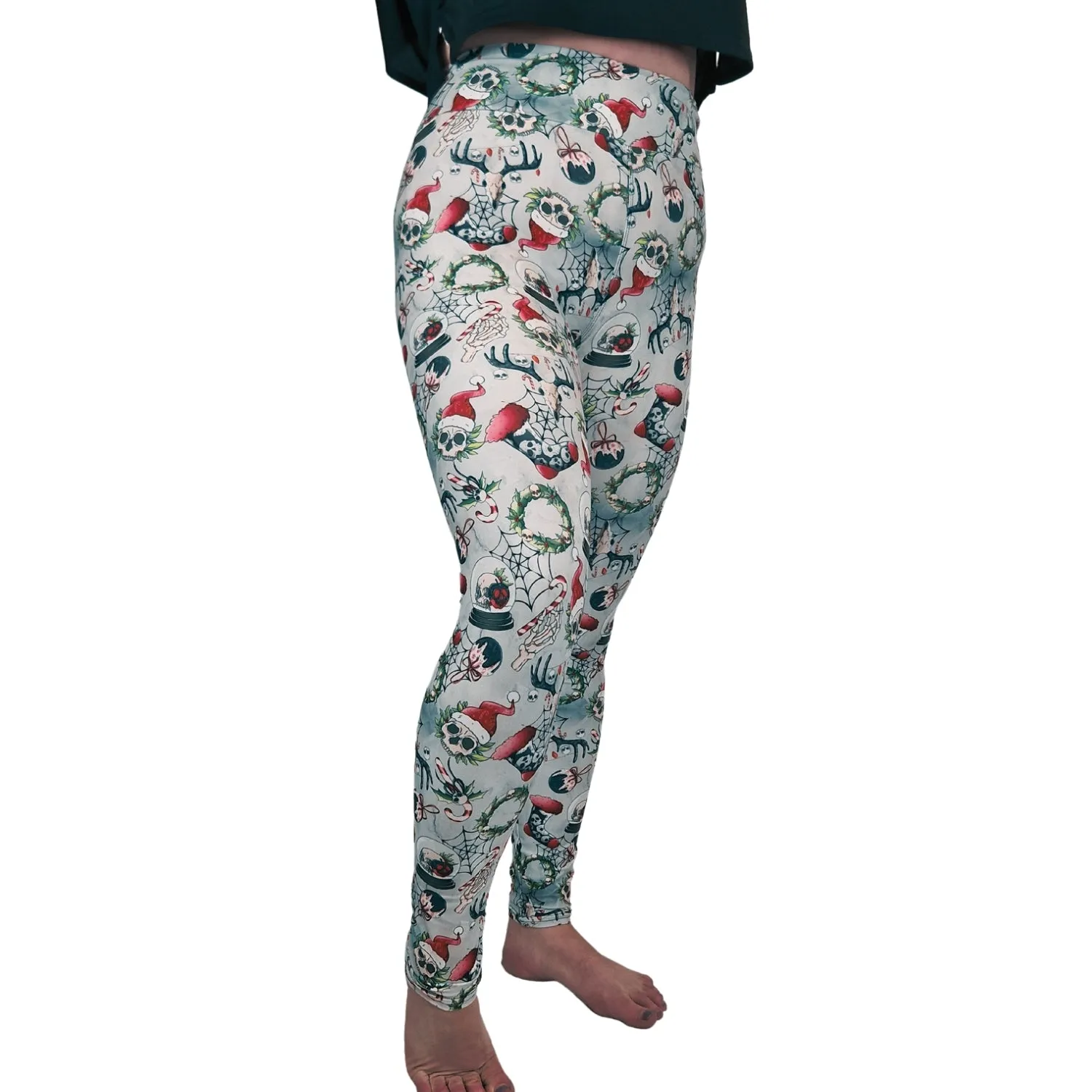 24/7 Full Length Leggings – Ancient Christmas Pattern