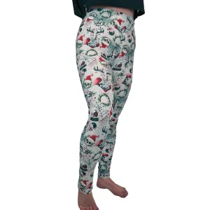 24/7 Full Length Leggings – Ancient Christmas Pattern