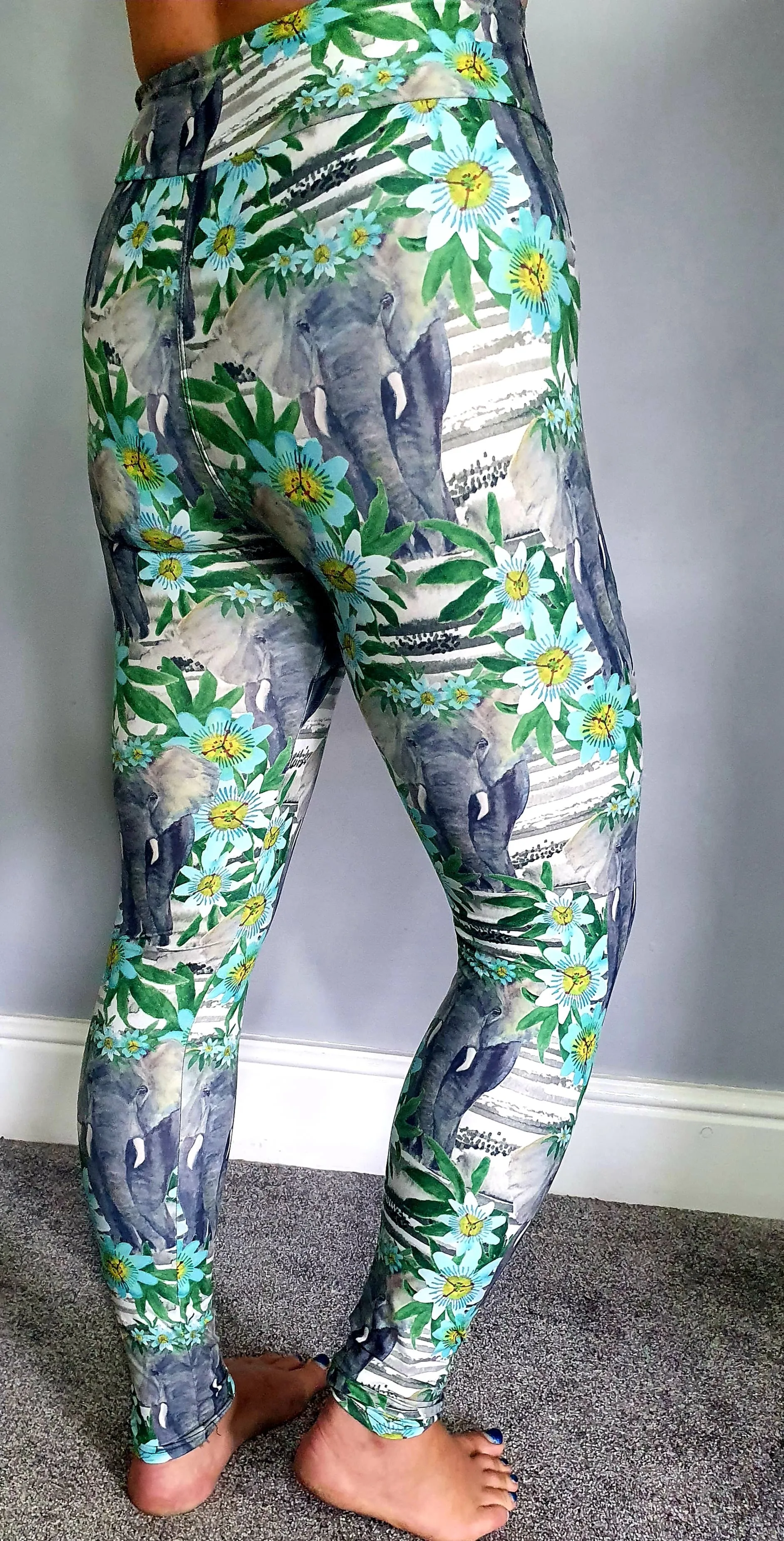 24/7 Full Length Leggings – Elephant Bloom