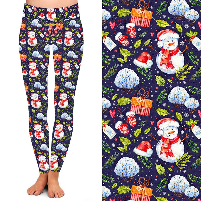24/7 Full Length Leggings – Xmas Wonderland Christmas Pattern