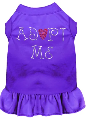 Adopt Me Rhinestone Dress Purple Med