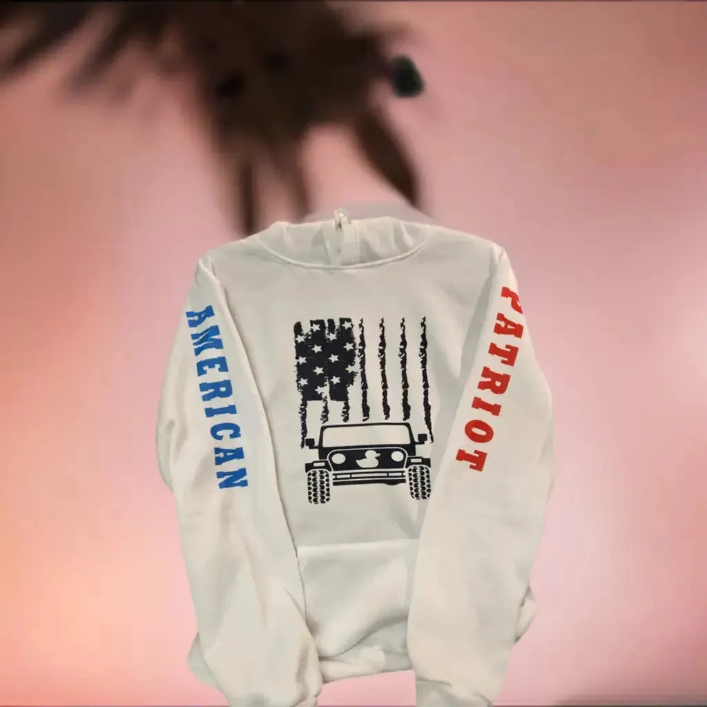 American Patriot Jeep Hoodie