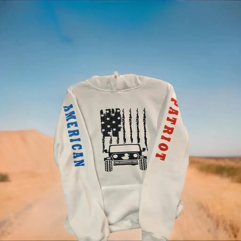 American Patriot Jeep Hoodie