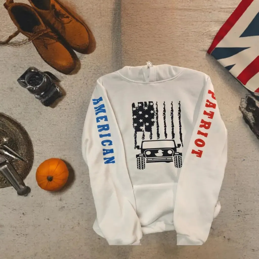 American Patriot Jeep Hoodie