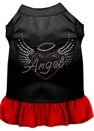 Angel Heart Rhinestone Dress Black With Red Xxxl