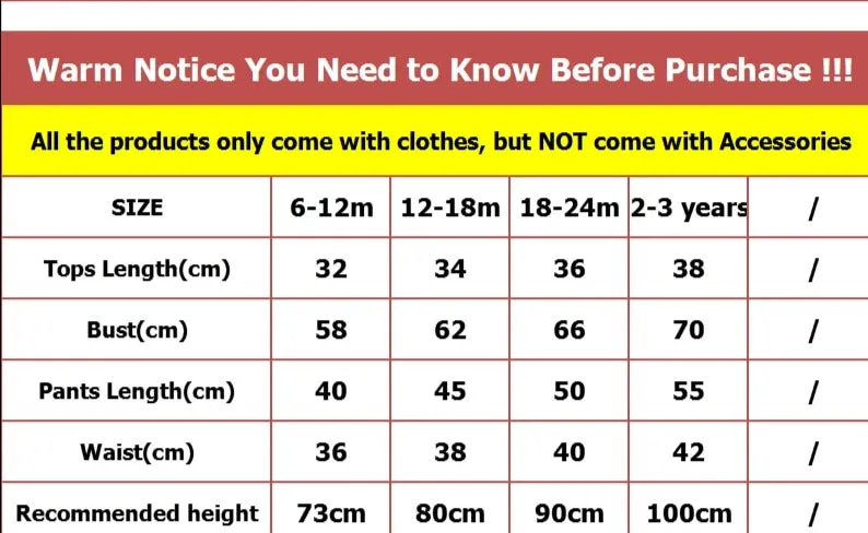Animal Printed 2Pcs Casual Warm Baby Clothes Sets Tops   Pants