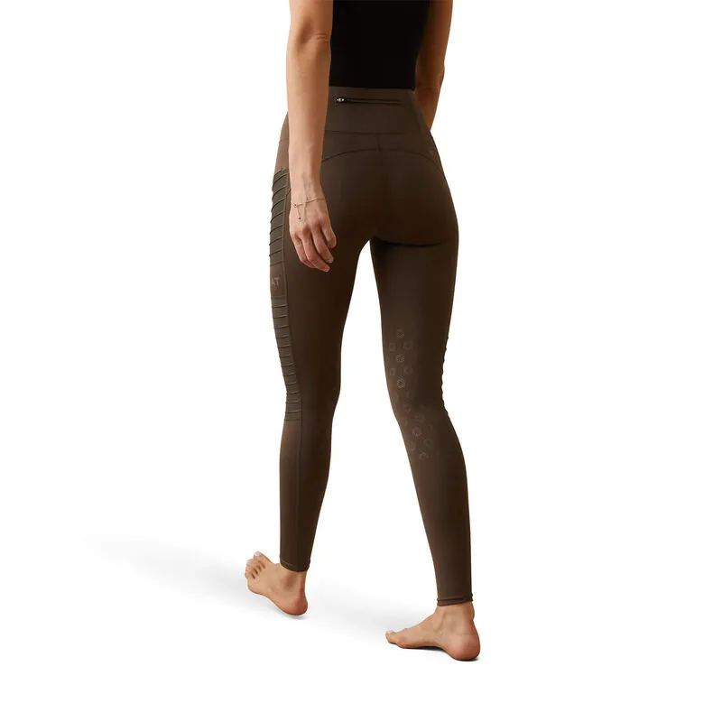 Ariat Womens Eos Moto Knee Patch Tights - Banyan Bark