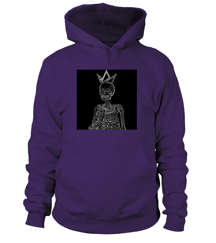 Black-Crowned Skeleton Signature Hoodie