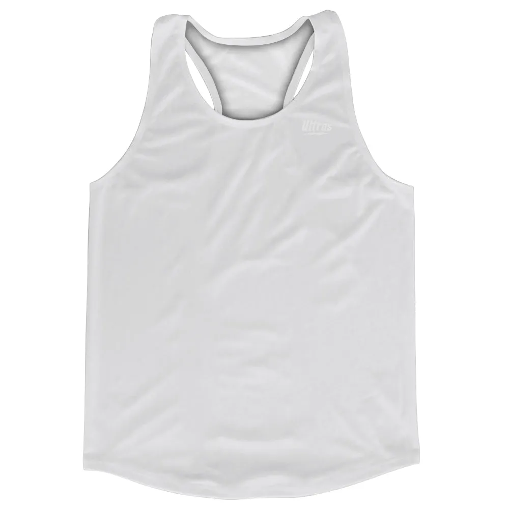 Blank Grey Light Running Racerback Singlet Track Tops Made In USA