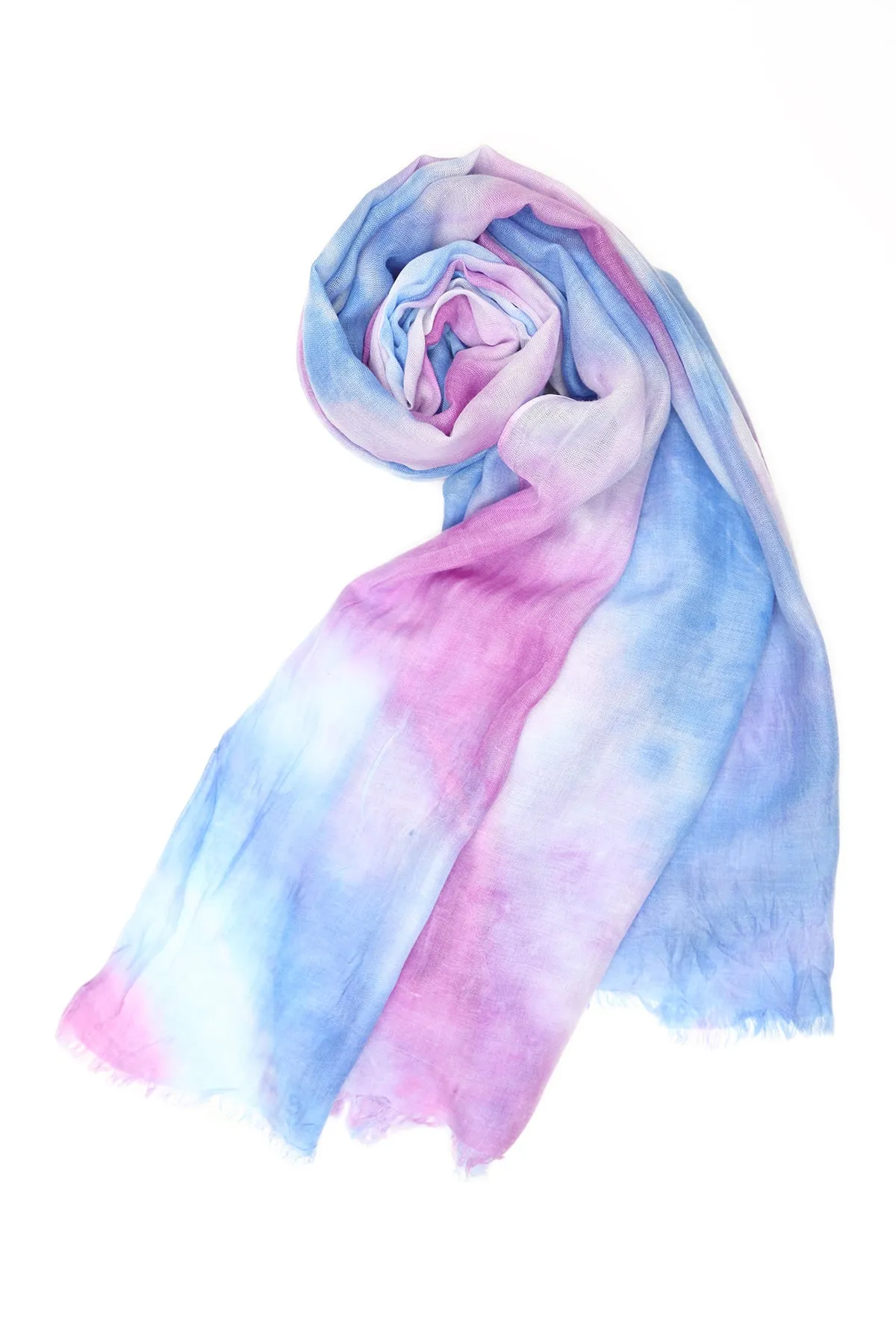Blue Women Scarves-427472108-S22