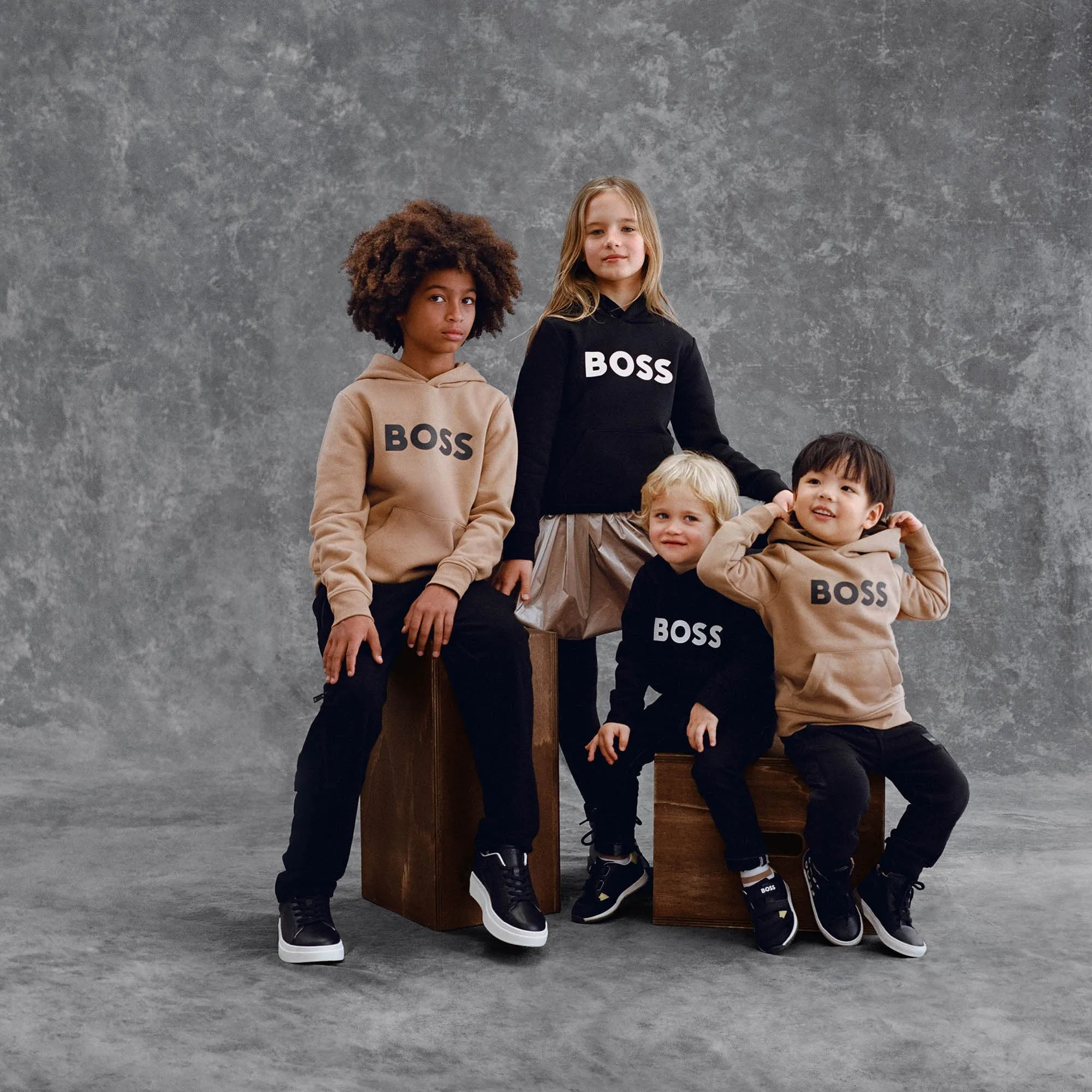 Boss Hooded Sweatshirt - Stone