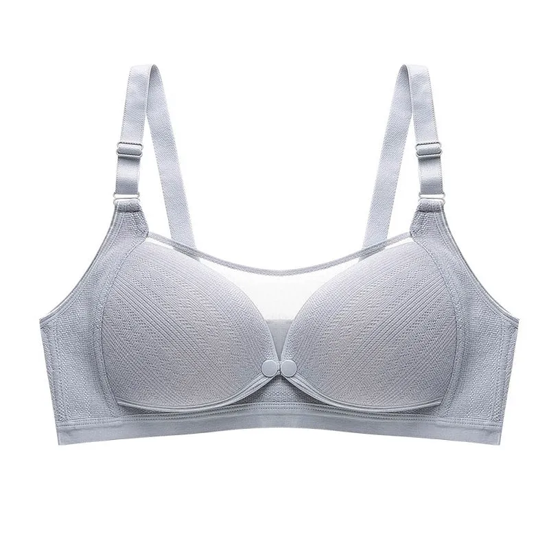 Breathable Cotton Nursing Bra Pregnancy Breast Feeding Bra for Women