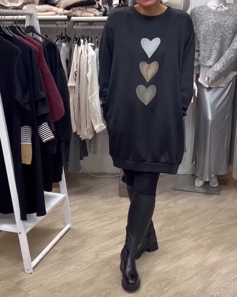 BRIANA - Casual Sweatshirt Dress