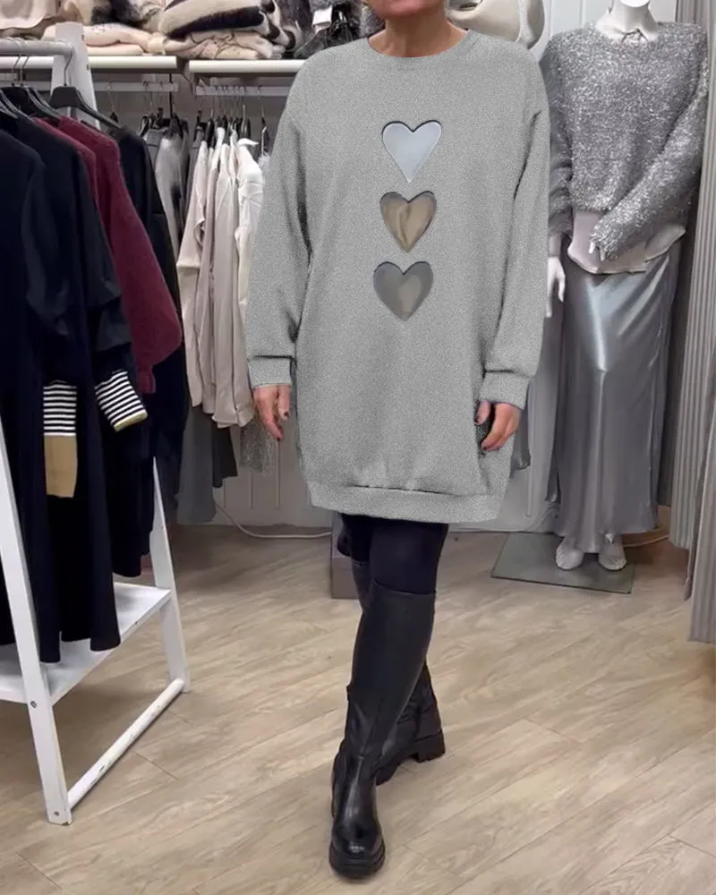 BRIANA - Casual Sweatshirt Dress