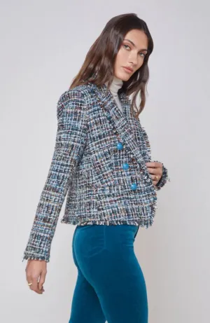 Brooke Fringe Tweed Blazer
