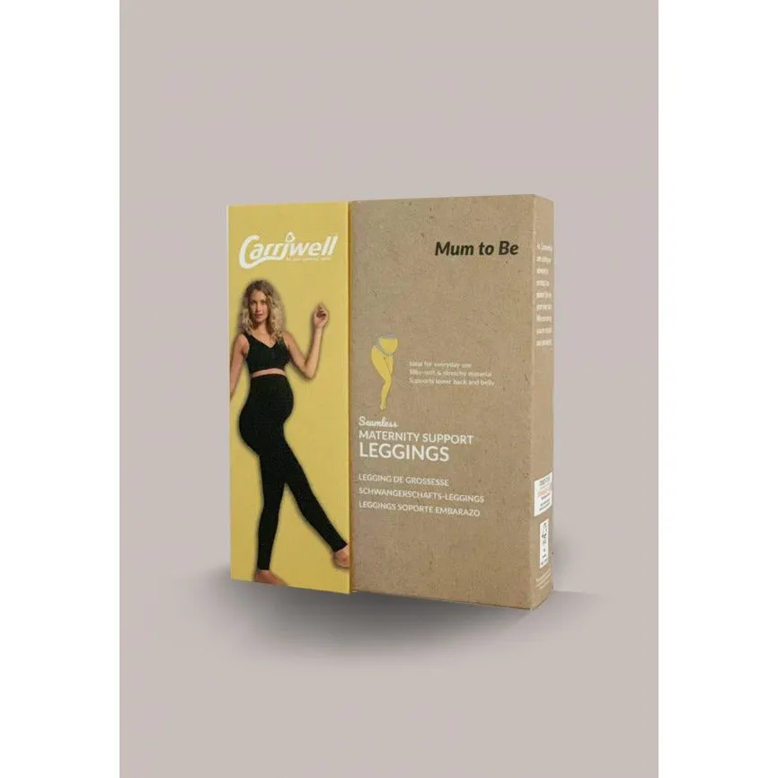 Carriwell Maternity Support Leggings - Black (Small) for Mums