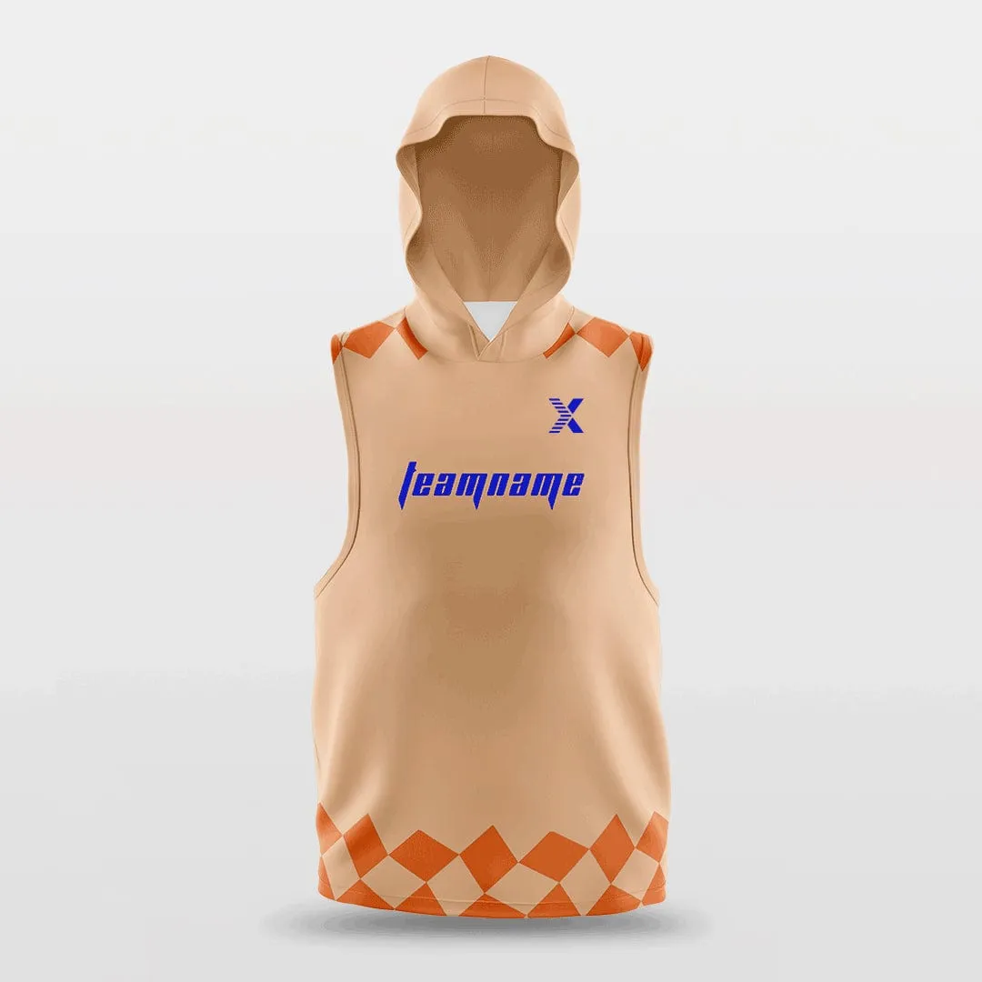 Checkerboard - Customized Basketball Sleeveless Hoodies