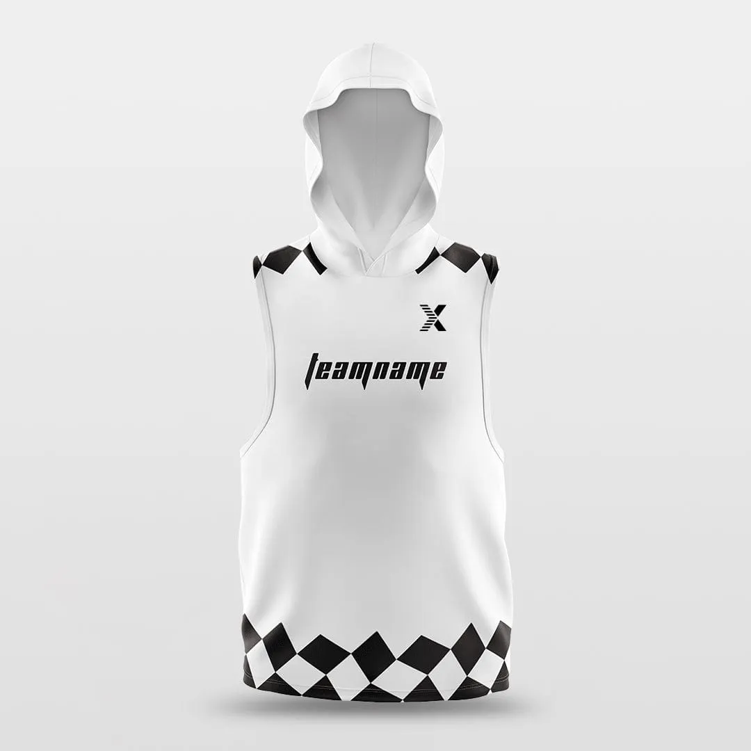 Checkerboard - Customized Basketball Sleeveless Hoodies
