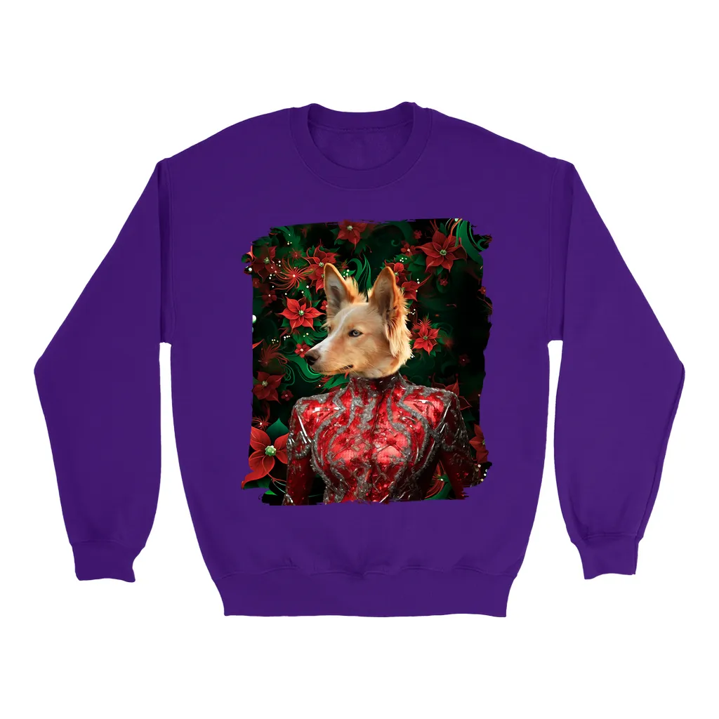 CHRISTMAS CRACKER 8 - Custom Pet Portrait Epic Sweatshirt