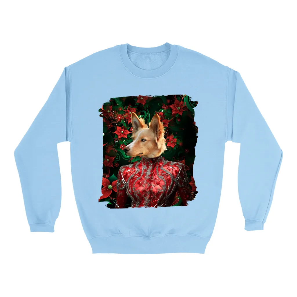 CHRISTMAS CRACKER 8 - Custom Pet Portrait Epic Sweatshirt
