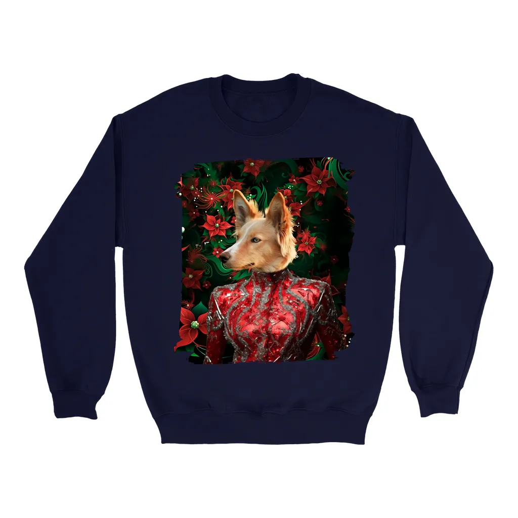 CHRISTMAS CRACKER 8 - Custom Pet Portrait Epic Sweatshirt