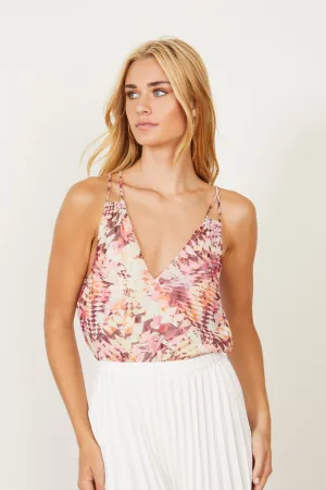 Cora Top in Kaleidoscope Bloom