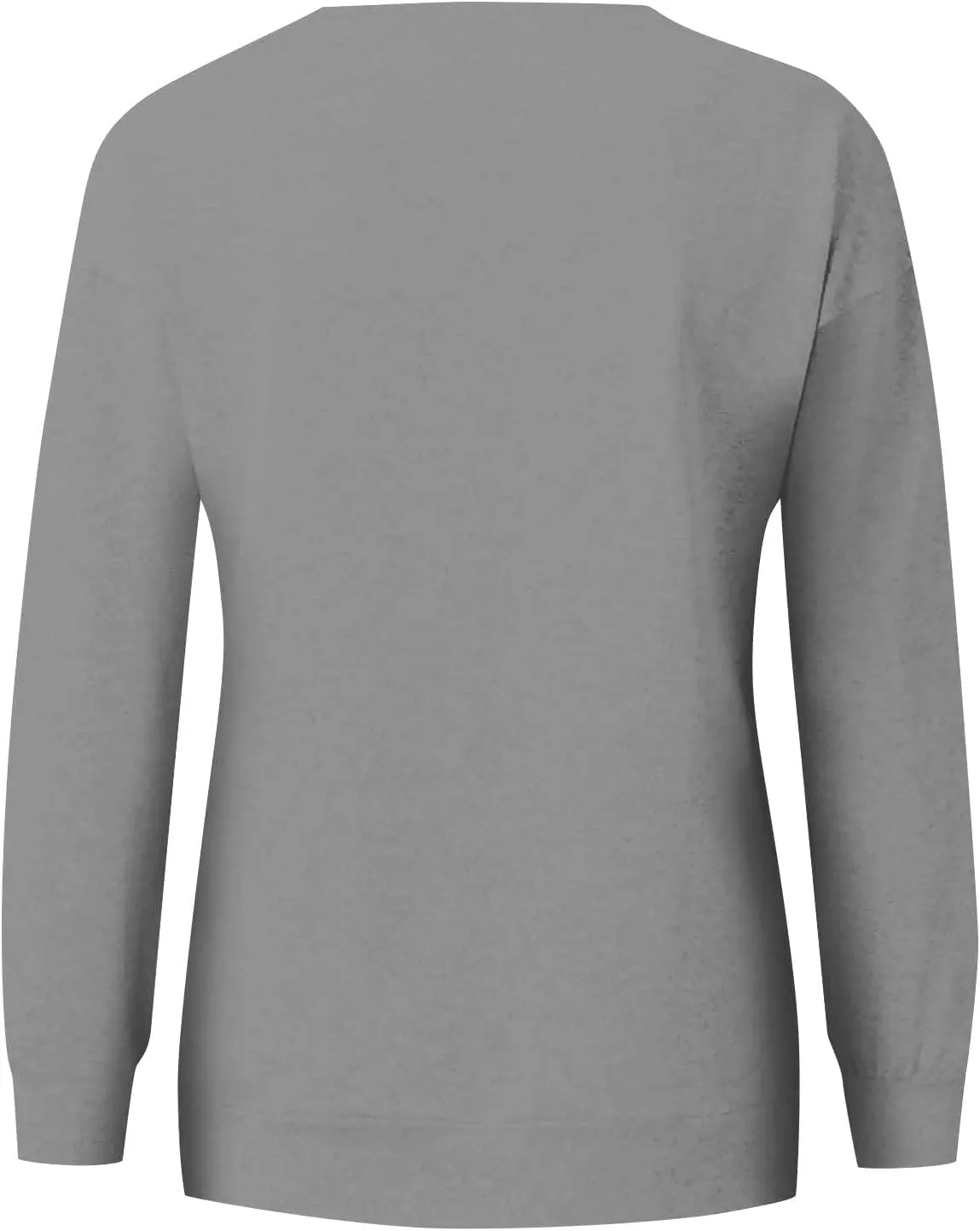 Crewneck Sweatshirts Women Fleece Sweatshirt with Pocket Long Sleeve Shirts Hoodies Pullover Cute Sweaters Tops