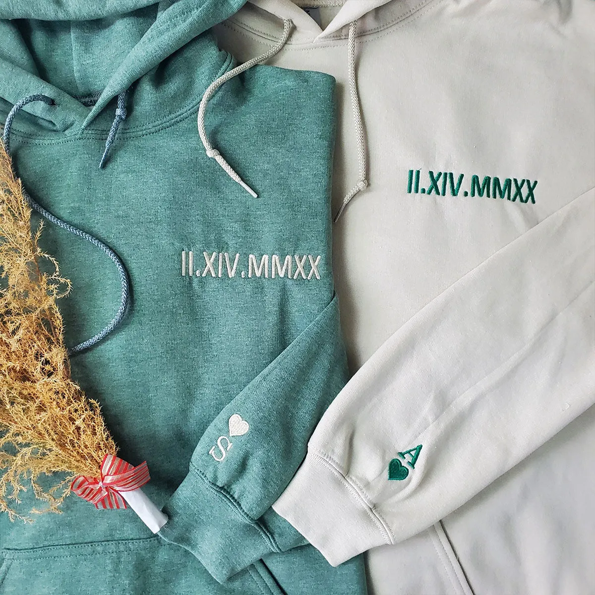 Embroidered The Boss & The Real Boss Matching Hoodie or Sweatshirt