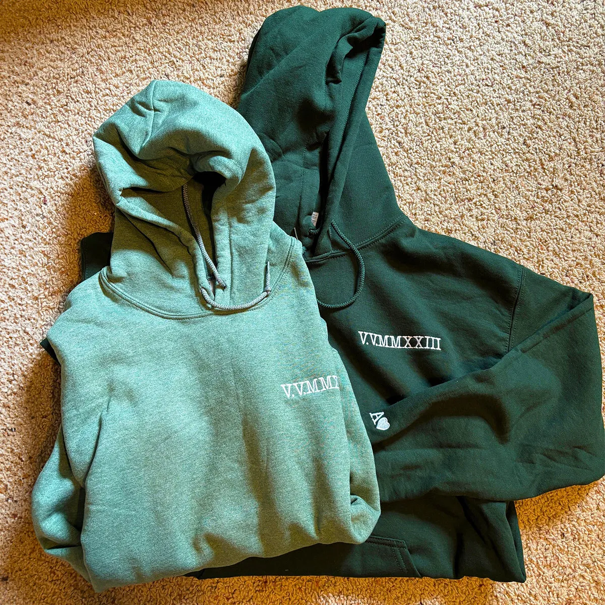 Embroidered The Boss & The Real Boss Matching Hoodie or Sweatshirt