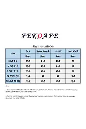 FEKOAFE Womens Causal Striped Color Block Long Sleeve Hoodies Pullover Clearance Gray Fall Sweaters L