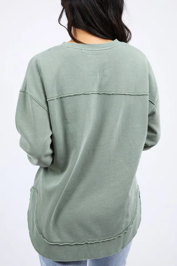 Foxwood Simplified Crew - Sage