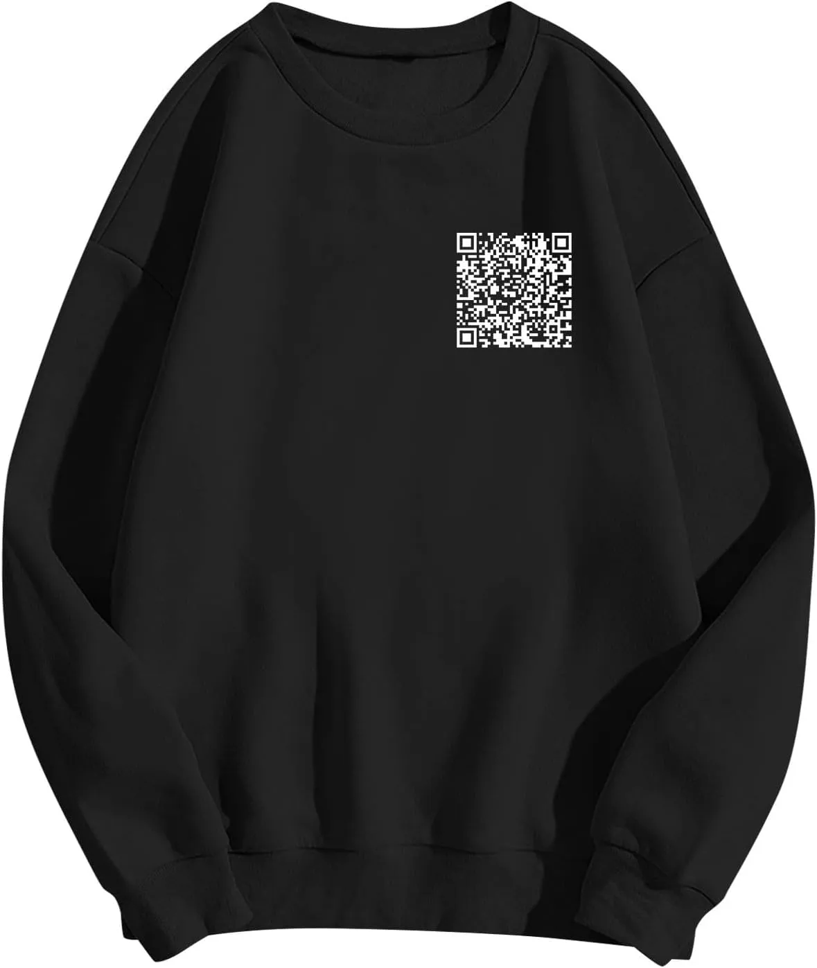 Funny Fu Qr Code Hoodies For Men And Women Stylish Fuck You Qr Code Sweatshirts Unisex Hoodies Hidden Message Clothe