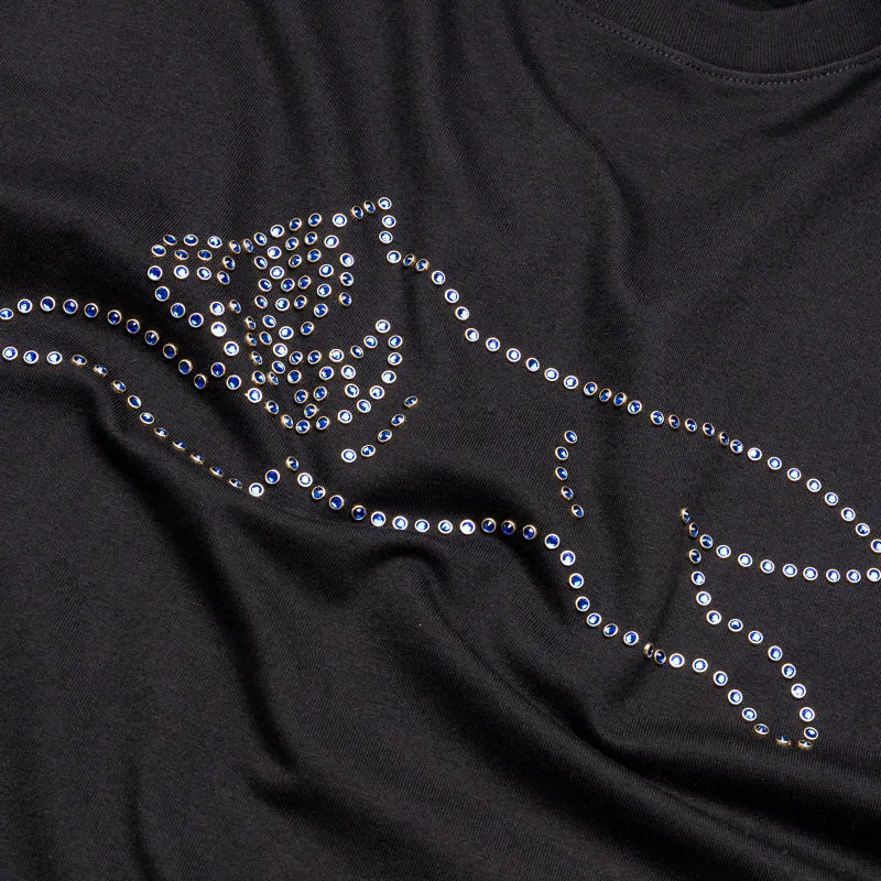 Ice Cream In The Sky With Diamonds Tee - Black