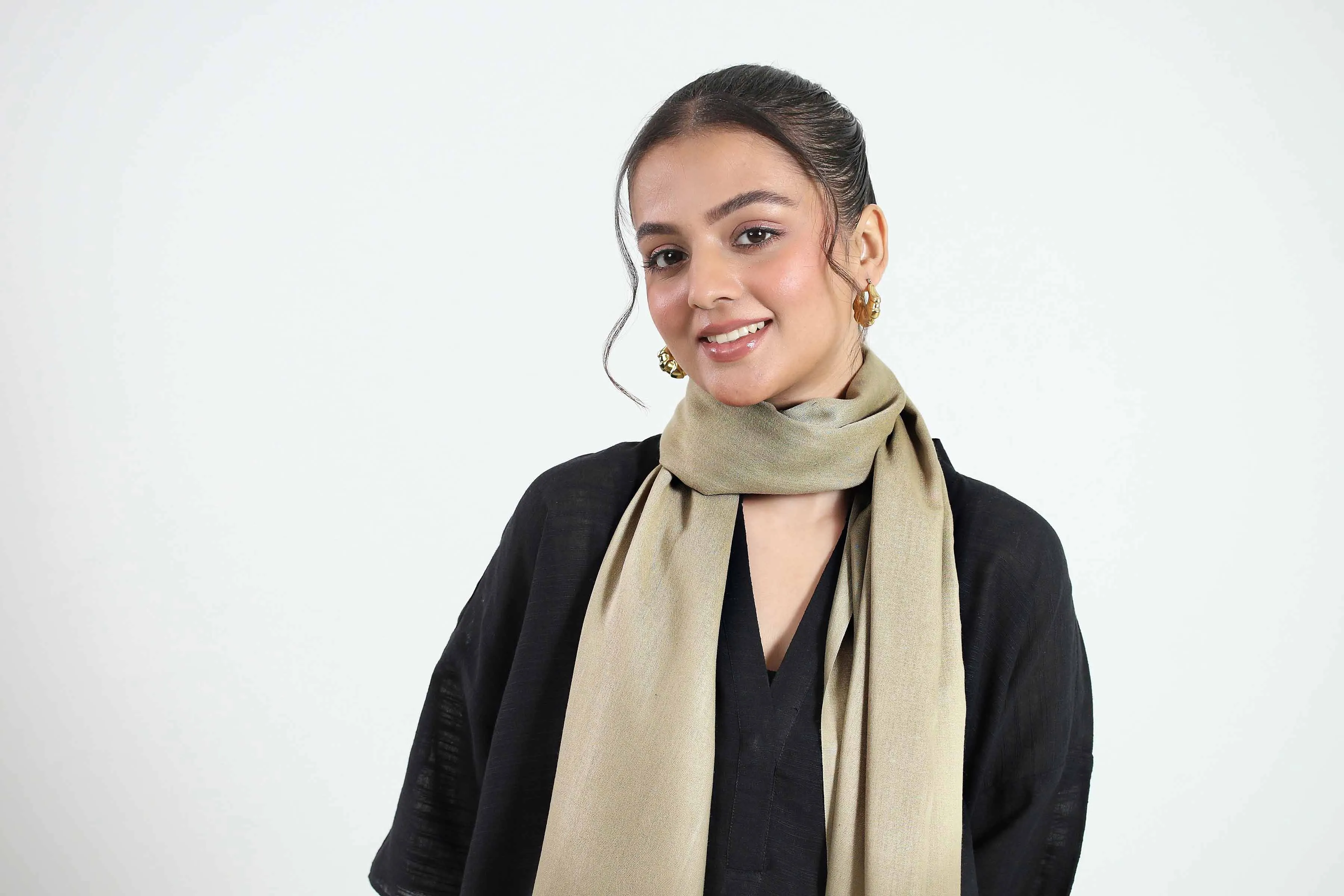Khaki Women Shawl - 439452130