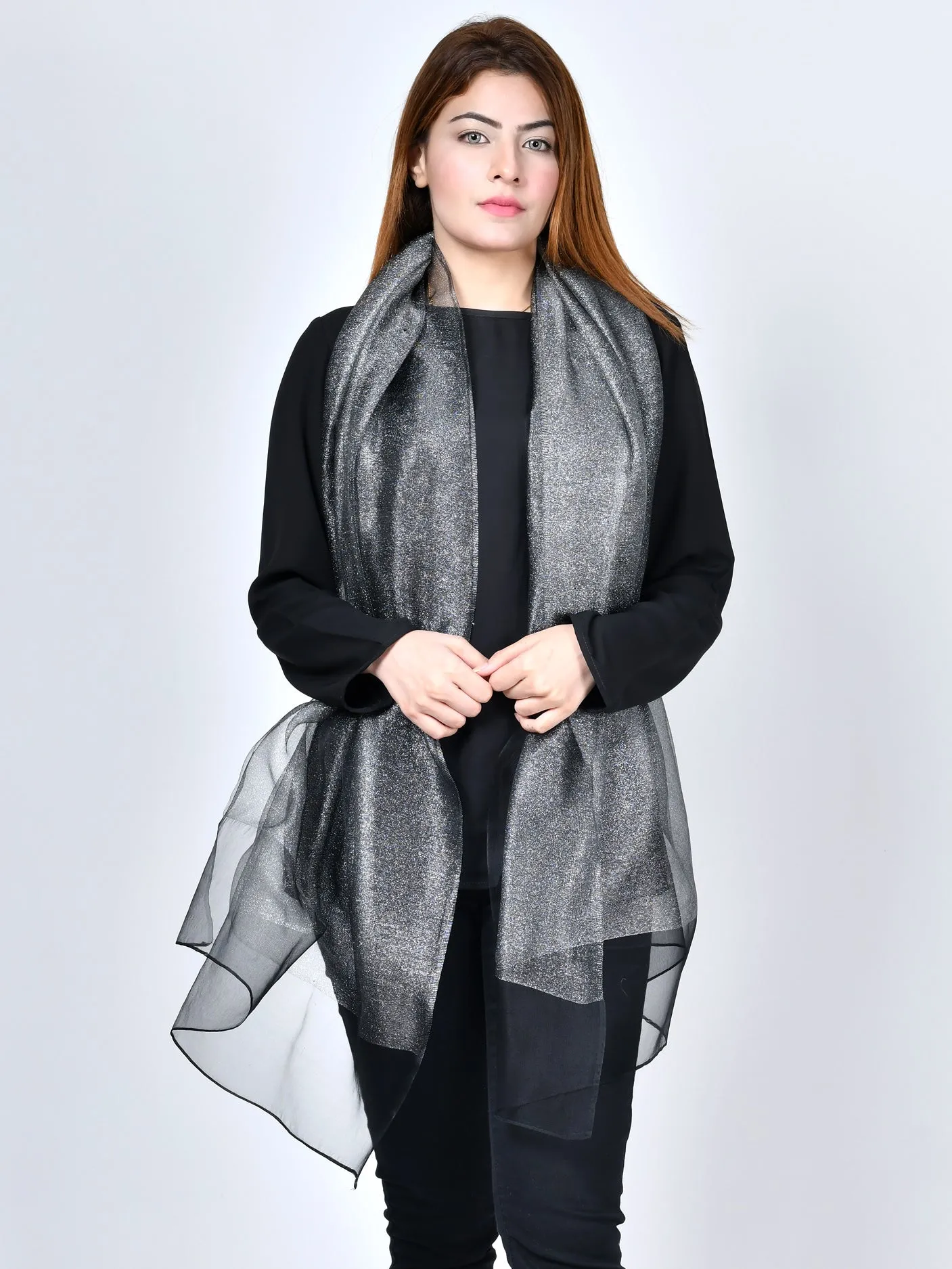 Layered Shimmer Scarf