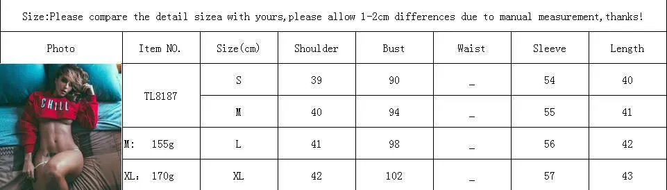 Letter Print Loose Long Sleeves Crop Top Short Hoodie