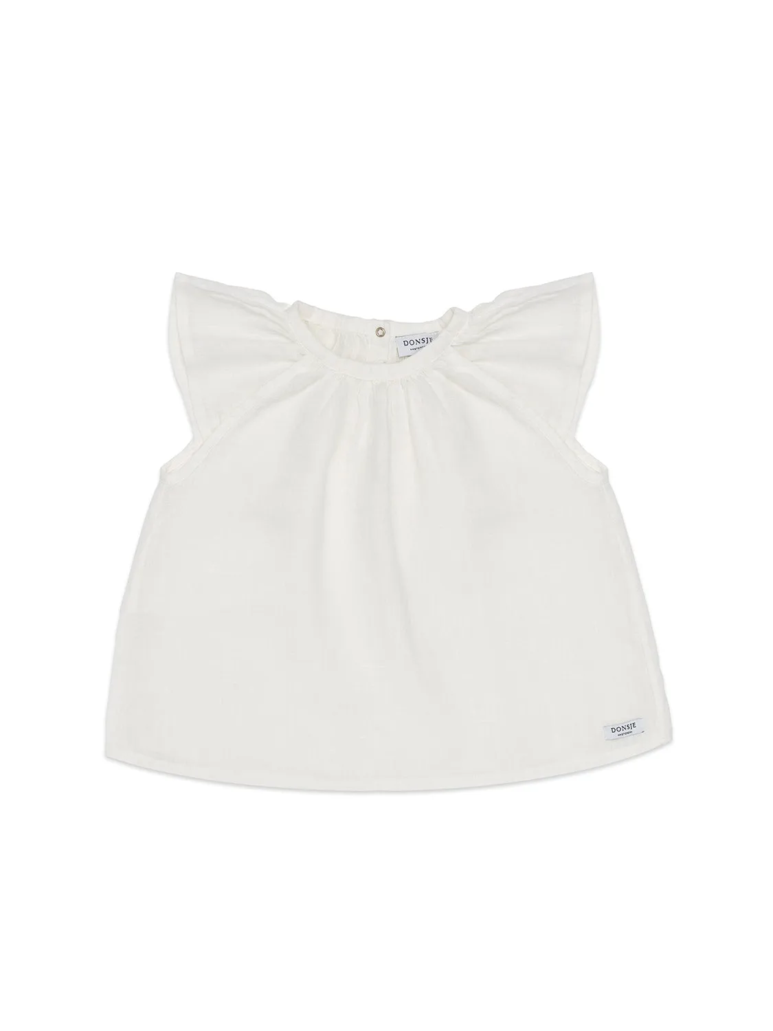 Liki Leinenbluse - Crispy White