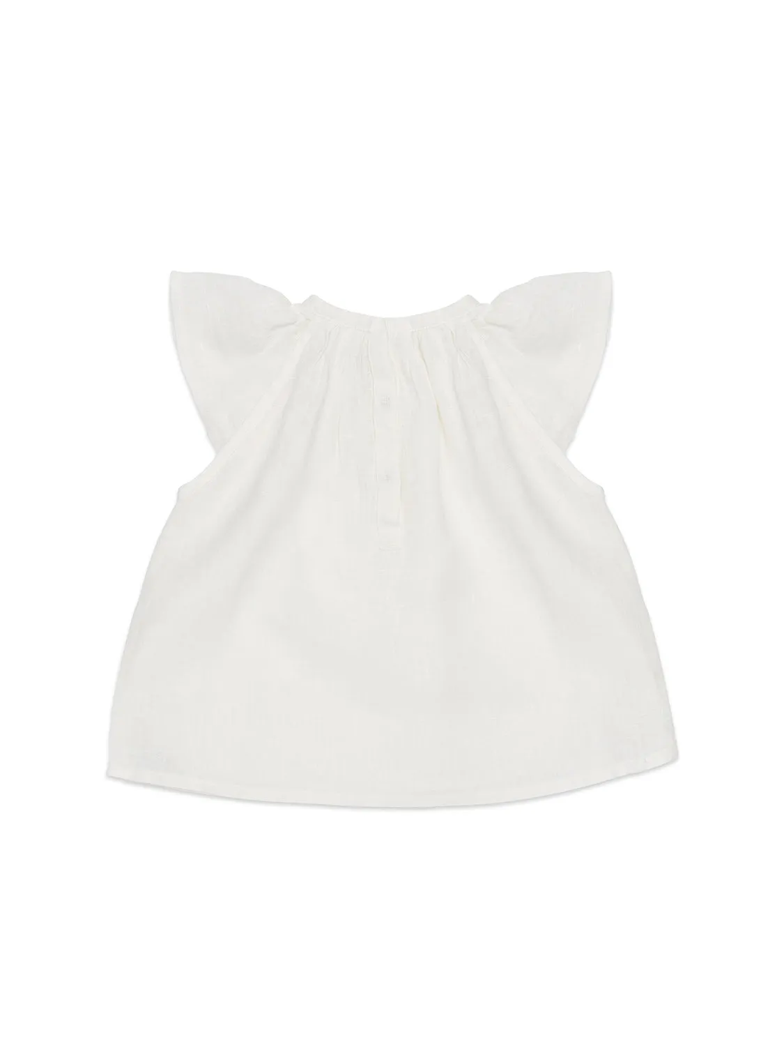 Liki Leinenbluse - Crispy White