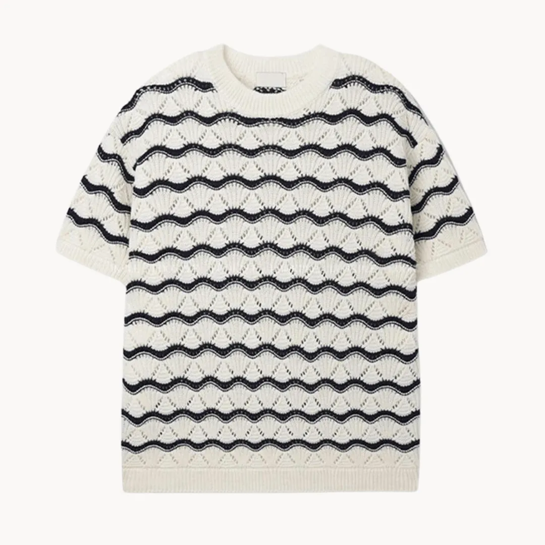 Men's Open Knit Breathable Summer Shirt
