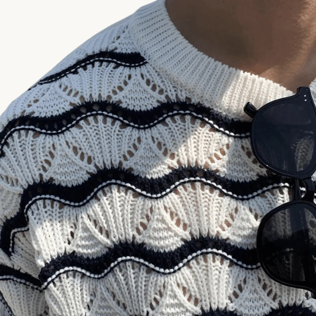 Men's Open Knit Breathable Summer Shirt