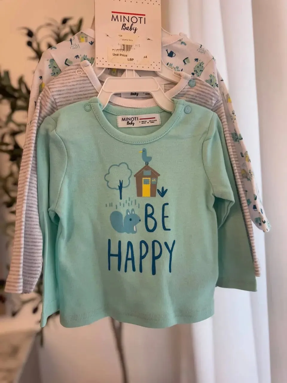 Minoti Baby Pijama 3pcs
