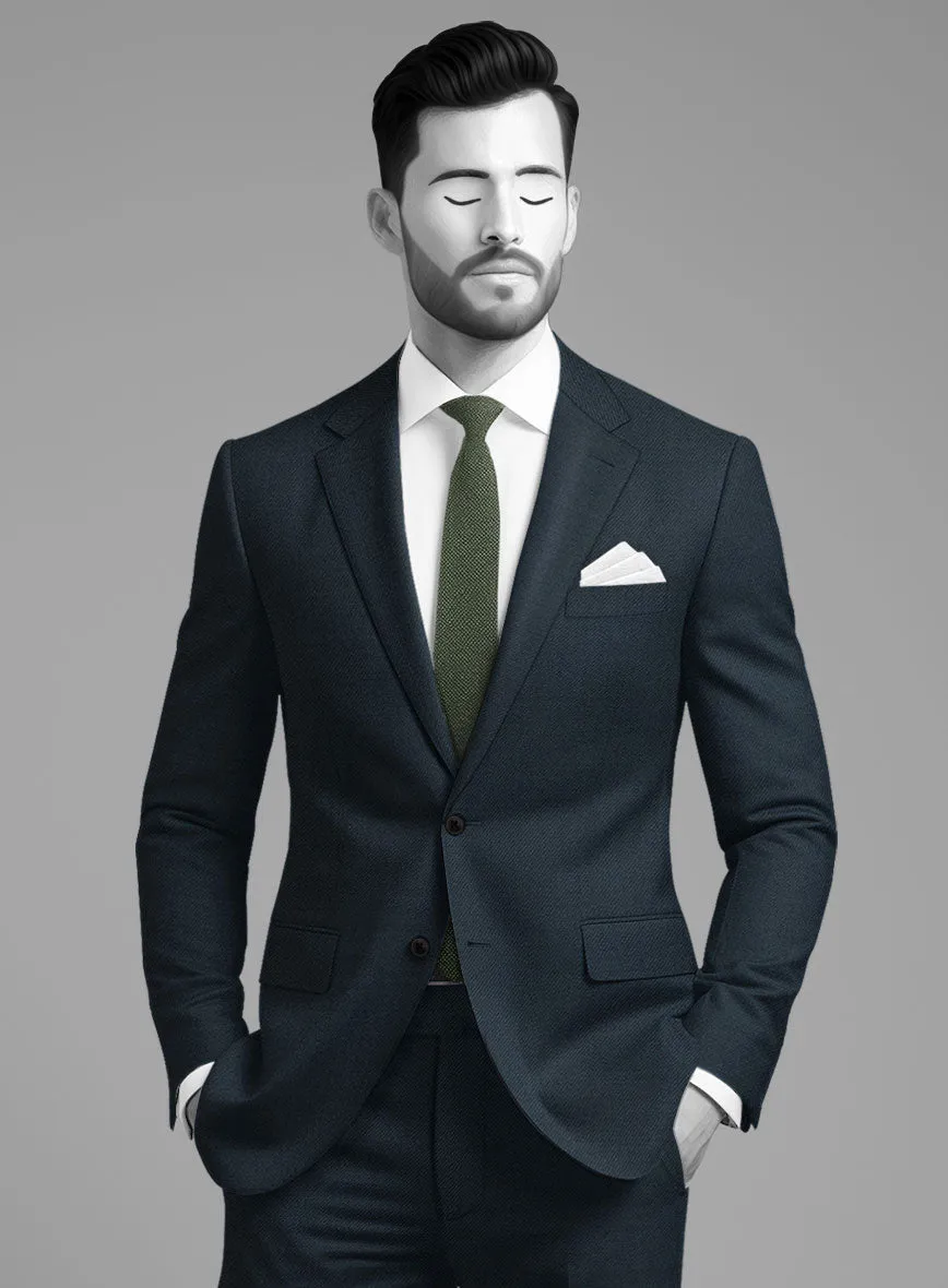 Napolean Stretch Sailor Blue Wool Jacket