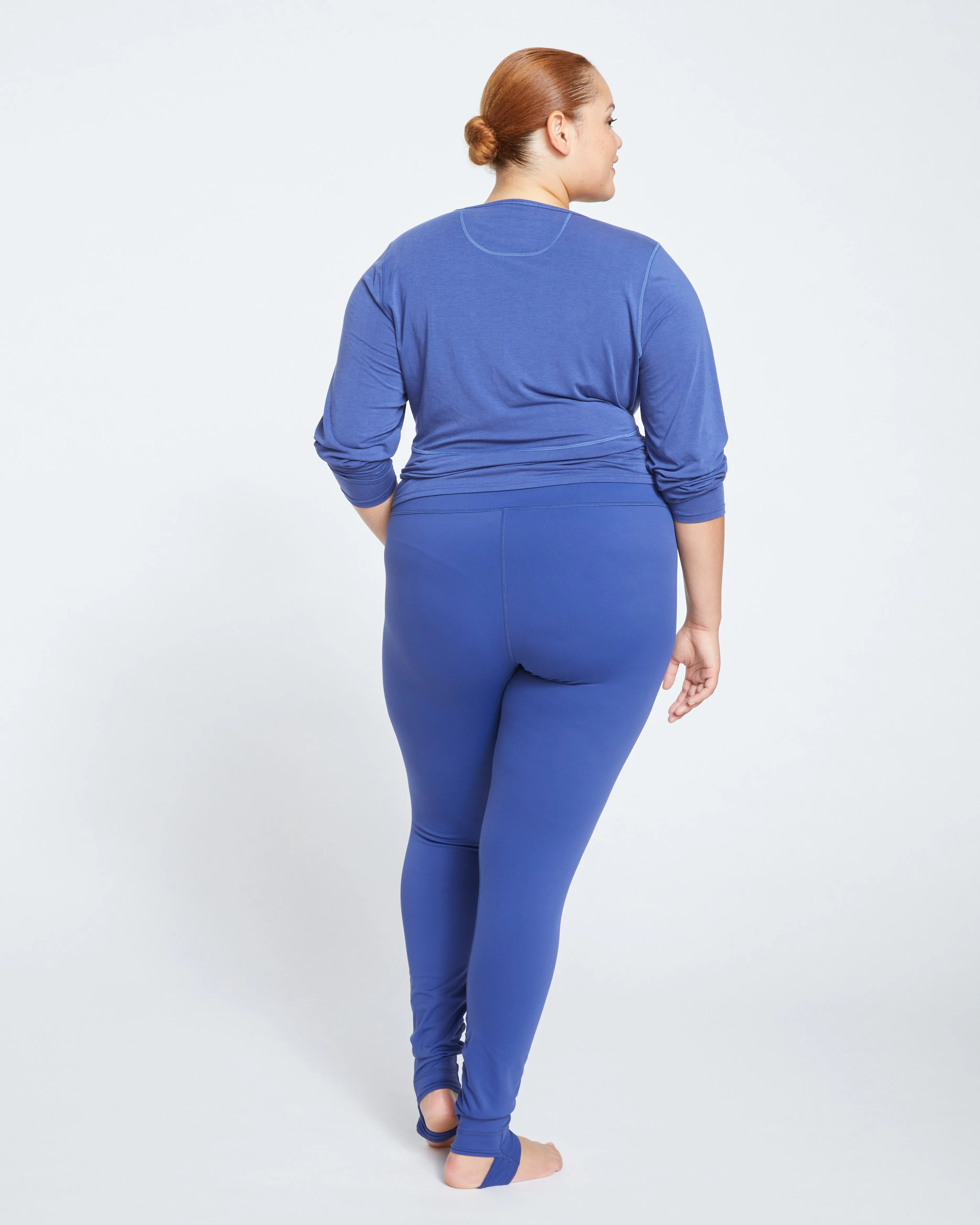 Next-to-Naked Stirrup Legging - Rich Cobalt