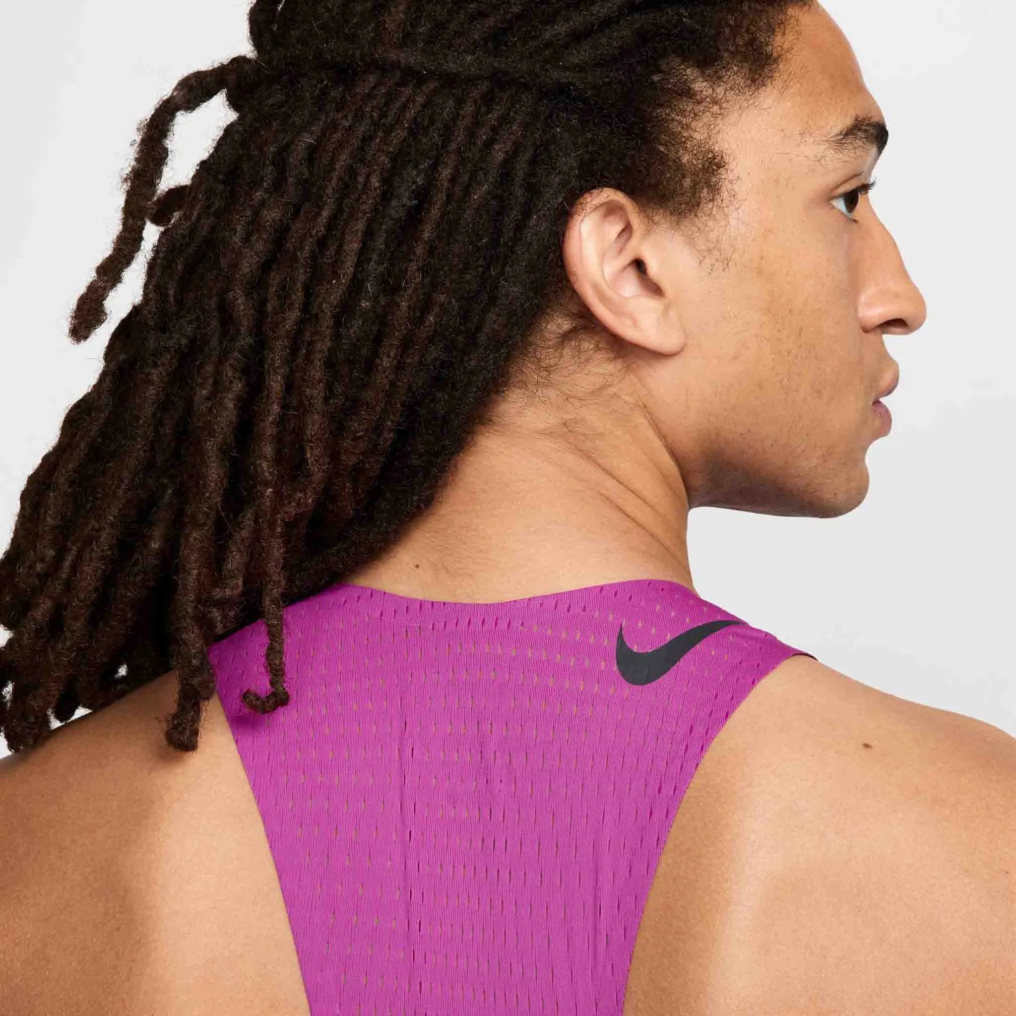 Nike | Men's AeroSwift Dri-FIT ADV Running Singlet - Hot Fuchsia