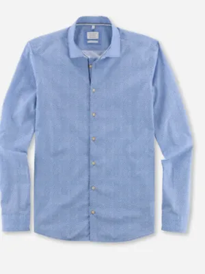 Olymp BLUE PRINT Body Fit Shirt
