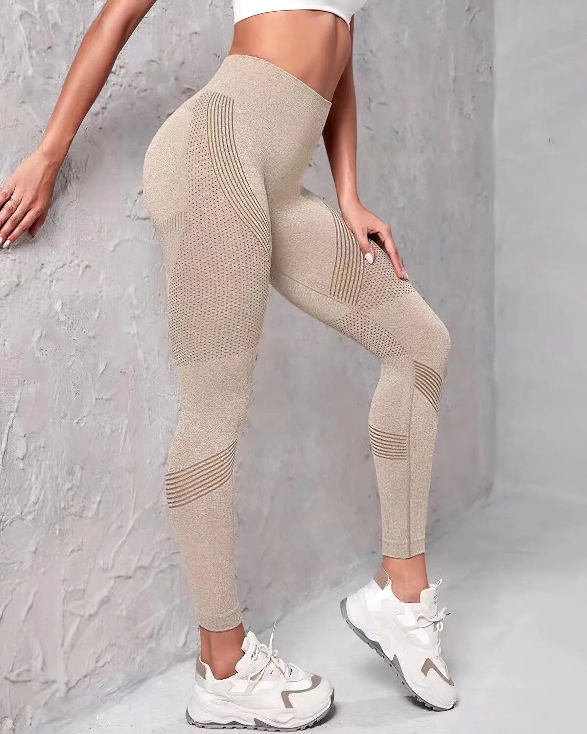 Paula Seamless Leggings - Khaki