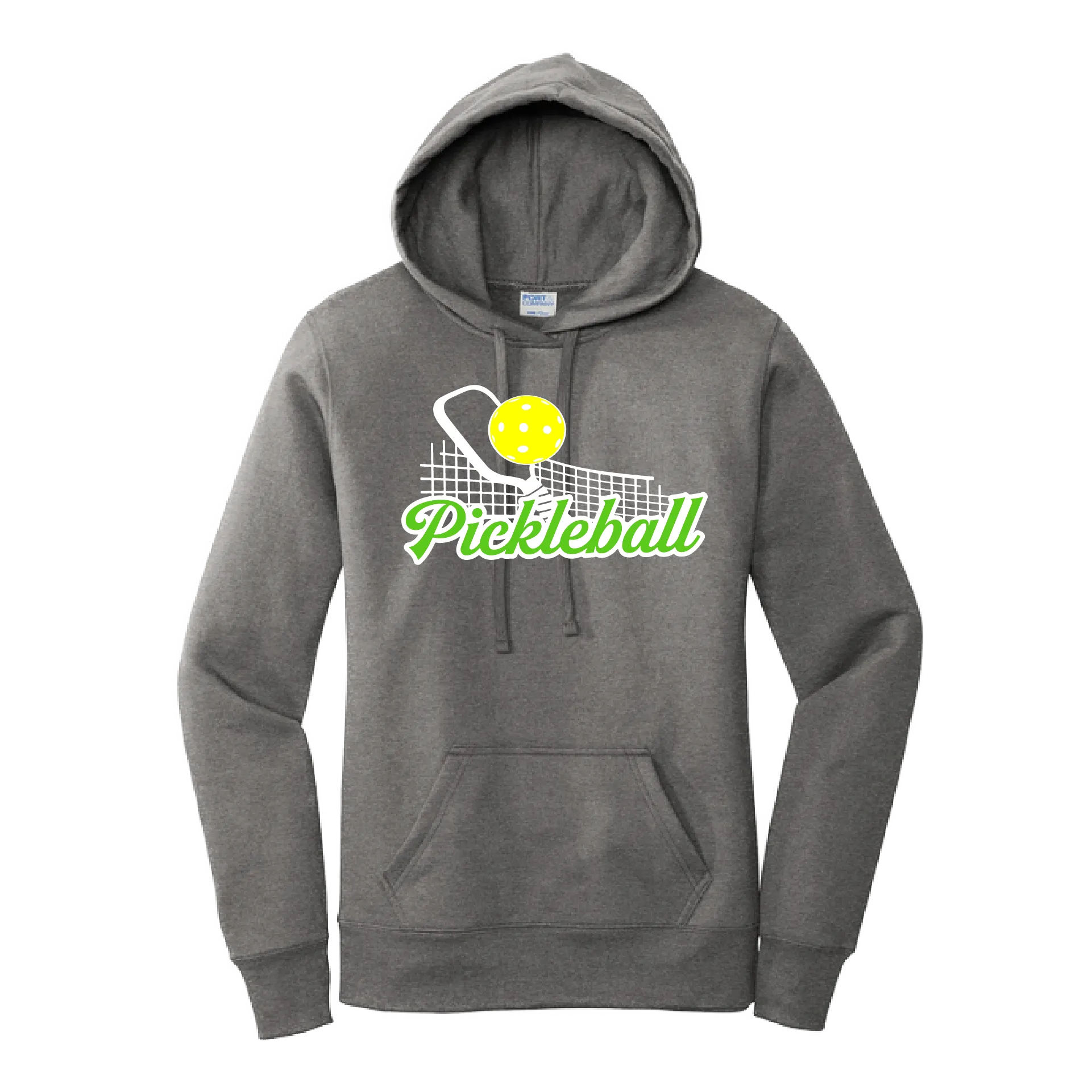 Pickleball Net | Women’s Fitted Hoodie Pickleball Sweatshirt | 50% Cotton 50% Poly Fleece