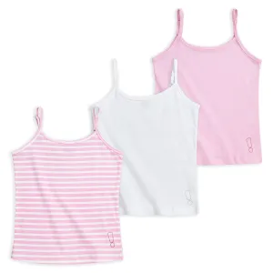 Pink Stripes 3-Pack Camisoles