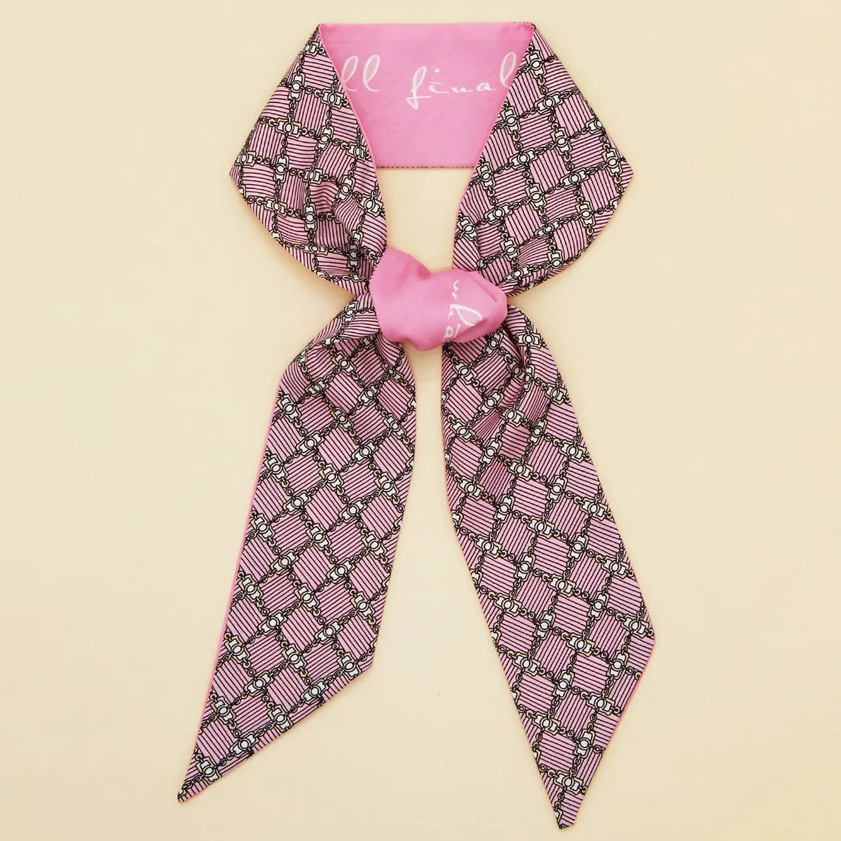 PLAID PRINT HEAD SCARVES_CWASC0096