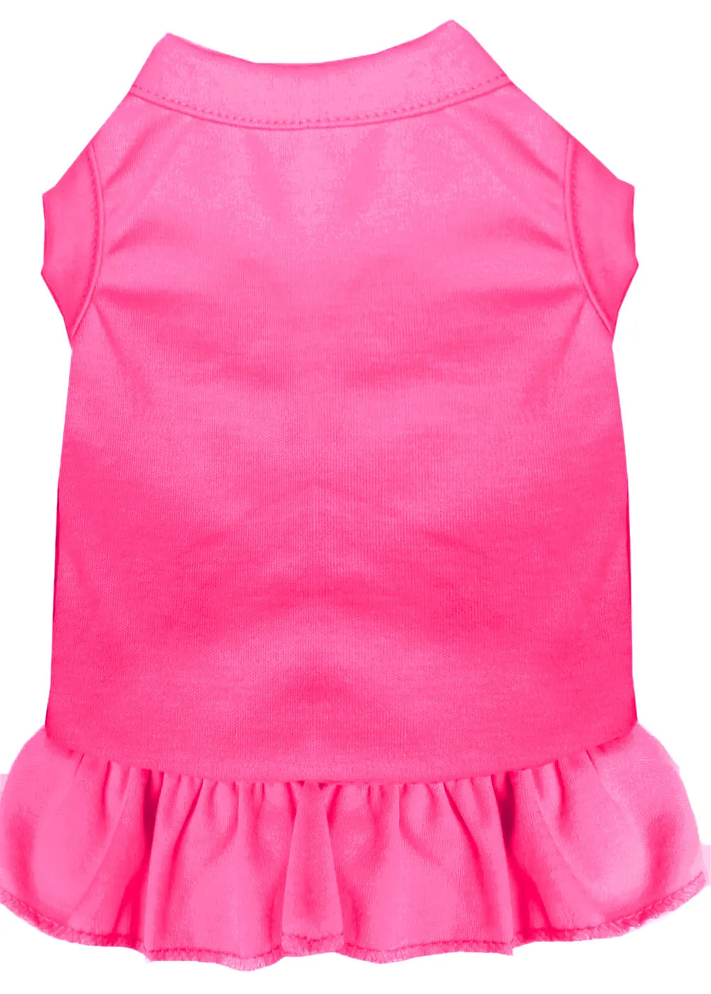 Plain Pet Dress Bright Pink Xxxl
